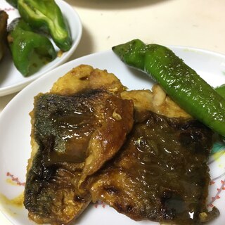 鯖のカレー照り焼き